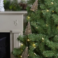 Northlight 7ft Led Mini Sisal Tree Christmas Indoor Garland
