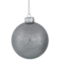 Northlight 3" Finish Glass Ball 9ct Christmas Ornament