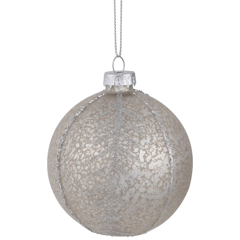 Northlight 3" Finish Glass Ball 9ct Christmas Ornament