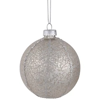 Northlight 3" Finish Glass Ball 9ct Christmas Ornament
