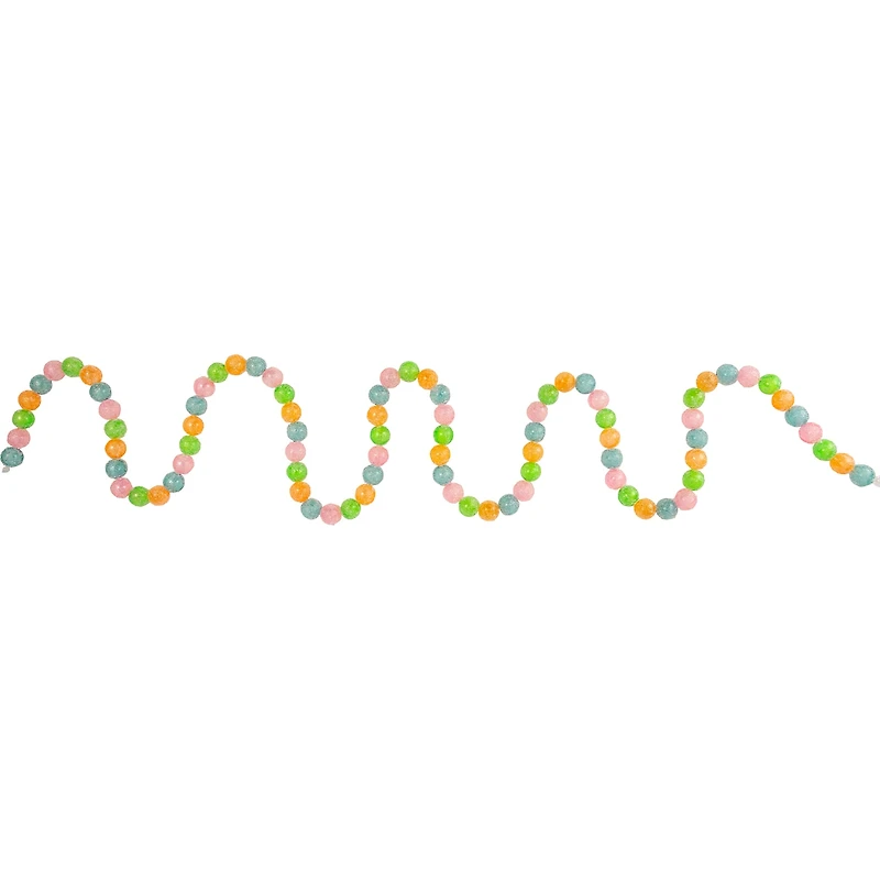 Northlight 6ft Pastel Faux Candy Frosted Christmas Indoor Garland