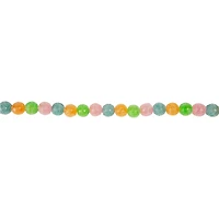 Northlight 6ft Pastel Faux Candy Frosted Christmas Indoor Garland