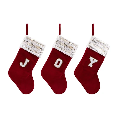 Northlight 20" Velvet Joy Christmas Stocking