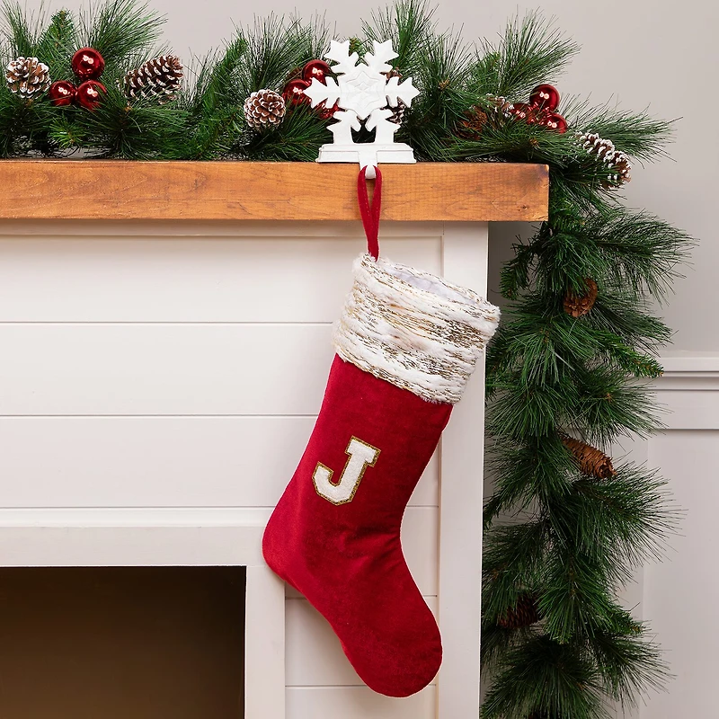 Northlight 20" Velvet Joy Christmas Stocking
