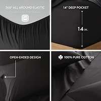 510 Design Soft Breathable 100% Cotton Sheet Set