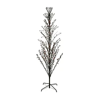 Northlight 4ft Prelit Cascade Outdoor Twig Lighted Indoor Artificial Tree