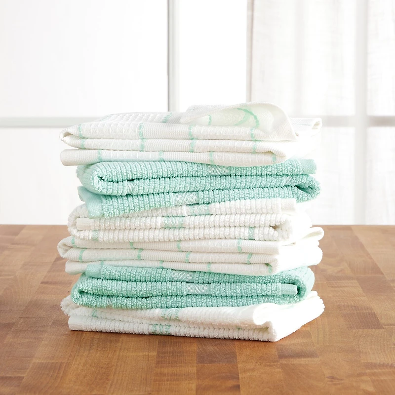 Martha Stewart Waffle 6-pc. Kitchen Towel Set