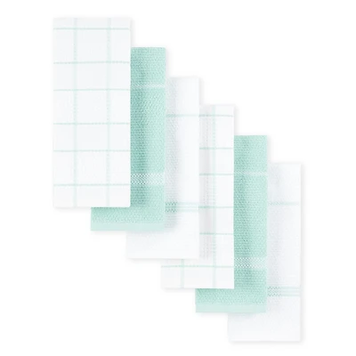 Martha Stewart Waffle 6-pc. Kitchen Towel Set