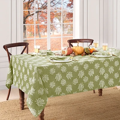 Elrene Home Fashions Falling Leaves Tablecloth
