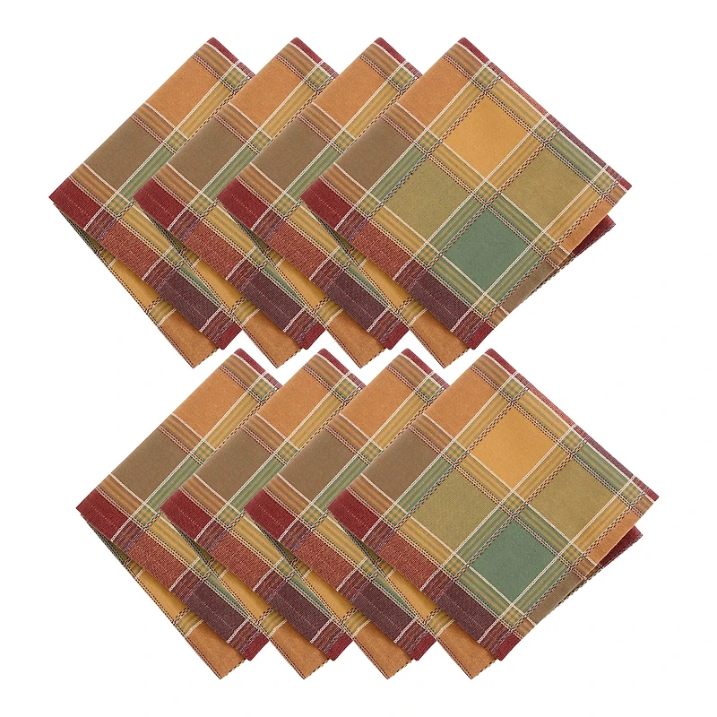 Elrene Home Fashions Autumn Acres 8-pc. Napkins