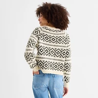 a.n.a Womens Crew Neck Long Sleeve Pullover Sweater