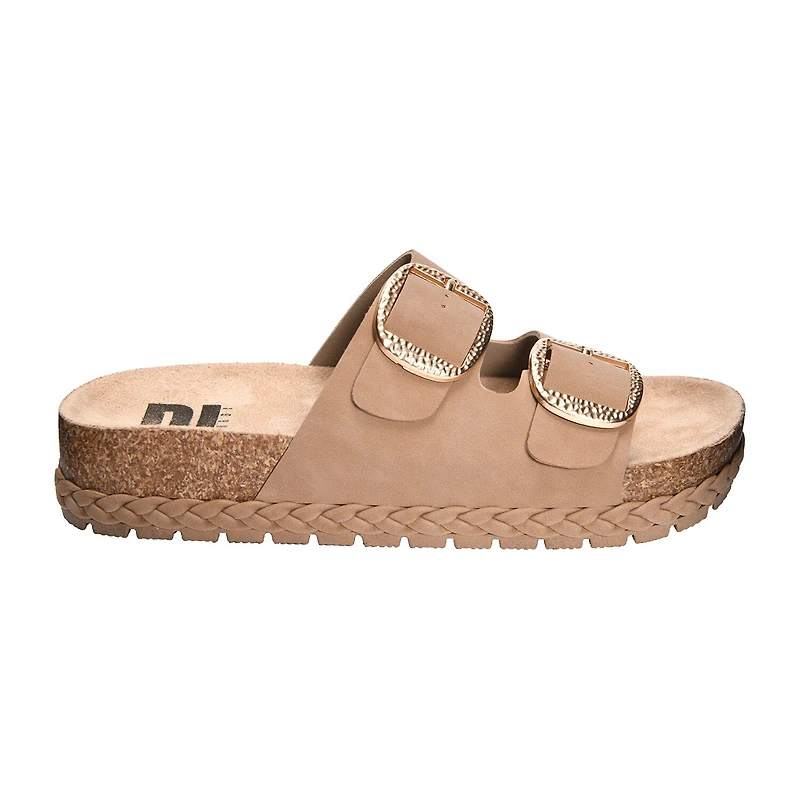 Dirty Laundry Tunder Womens Adjustable Strap Footbed Sandals