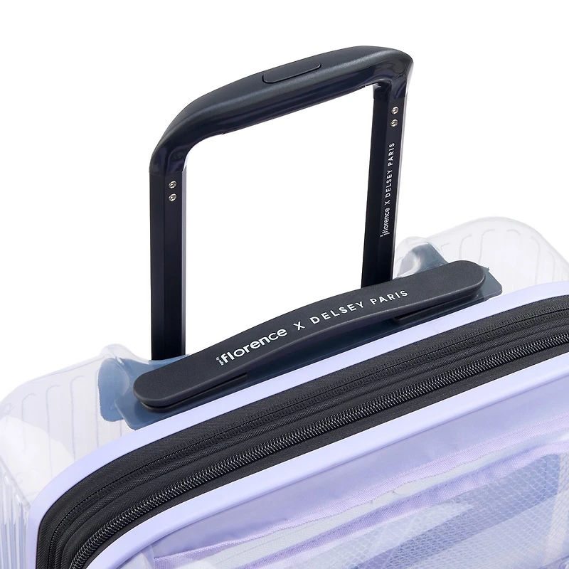 Florence By Mills X DELSEY PARIS Gotta Glow 20 Inch Hardside Expandable Carry-On Spinner Luggage