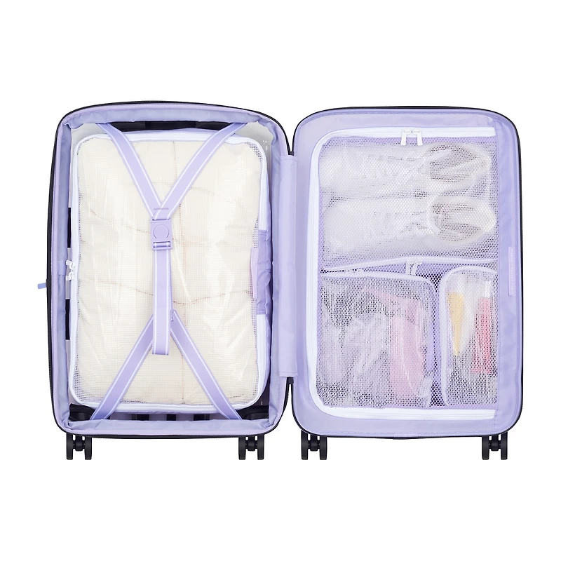 Florence By Mills X DELSEY PARIS Gotta Glow 20 Inch Hardside Expandable Carry-On Spinner Luggage