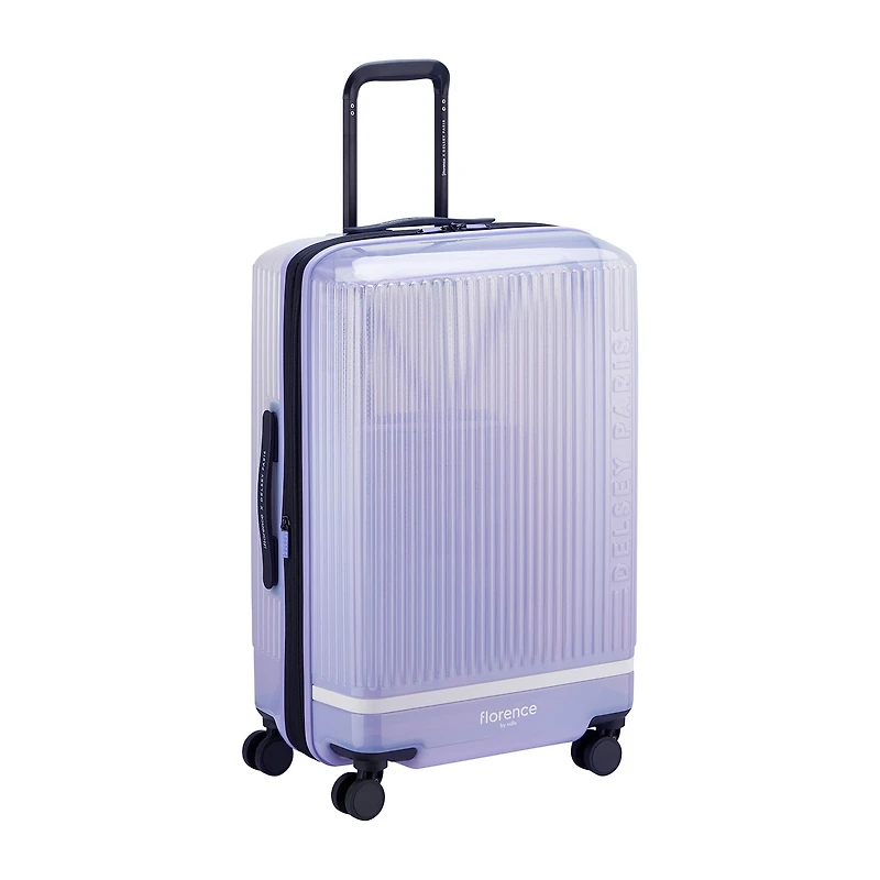 Florence By Mills X Delsey Paris Gotta Glow 24 Inch Hardside Expandable Checked Spinner Luggage
