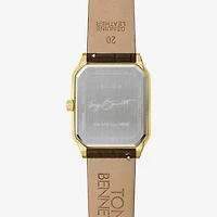 Bulova Mens Brown Leather Strap Watch 97b235