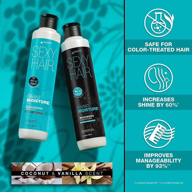 Sexy Hair I Want Moisture Conditioner 33 oz.