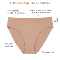 Warners So Stretchy, Good High Cut Panty - WRW253HC12J