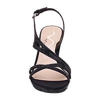 I. Miller Nerice Womens Almond Open Toe Cone Heel Pumps