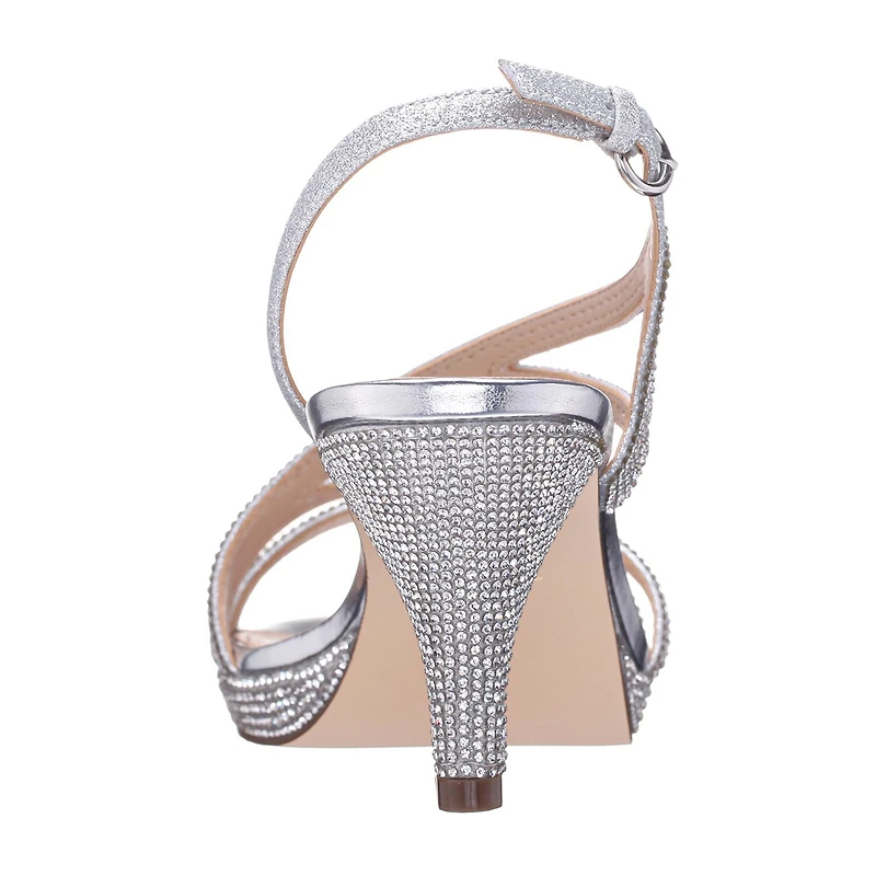 I. Miller Nerice Womens Almond Open Toe Cone Heel Pumps