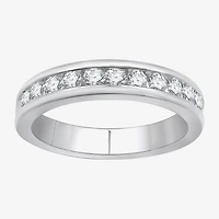 (H-I / I1) Womens 4MM 1/2 CT. T.W. Lab Grown White Diamond Wedding Band
