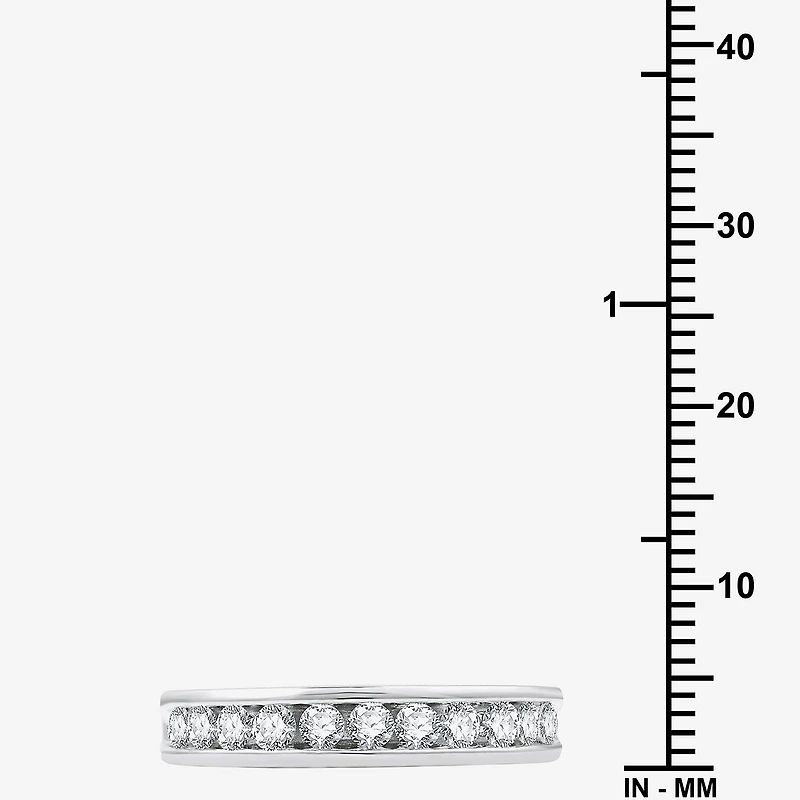 (H-I / I1) Womens 4MM 1/2 CT. T.W. Lab Grown White Diamond Wedding Band