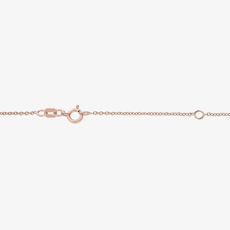 Diamond Accent (G-H, Si2-I1) Womens Lab Grown White Sterling Silver Heart 18 Inch Pendant Necklace