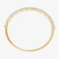 (F, Si1-Si2) Womens 5 CT. T.W. Lab Grown White Diamond Sterling Silver Round Bangle Bracelet