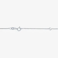 Diamond Accent Wings (G-H,Si2-I1) Womens Diamond Accent Lab Grown White Diamond Accent Sterling Silver Cross Wing 16 Inch Pendant Necklace