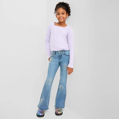 Vanilla Star Big Kid Girls Flare Leg Jean
