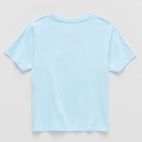Little & Big Kid Girls Crew Neck Short Sleeve Regular Fit Lilo Stitch Graphic T-Shirt
