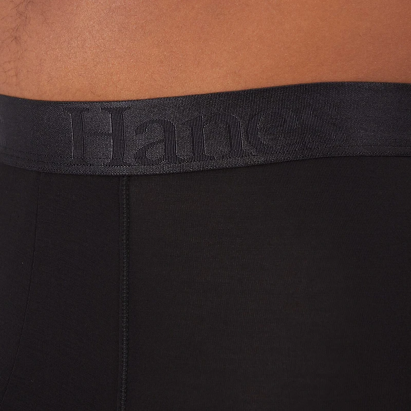 Hanes Originals Supersoft Mens 3 Pack Cooling Multi-Pack Comfort Waistband Trunks Uo2ta3
