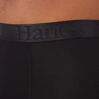Hanes Originals Supersoft Mens 3 Pack Cooling Multi-Pack Comfort Waistband Trunks Uo2ta3