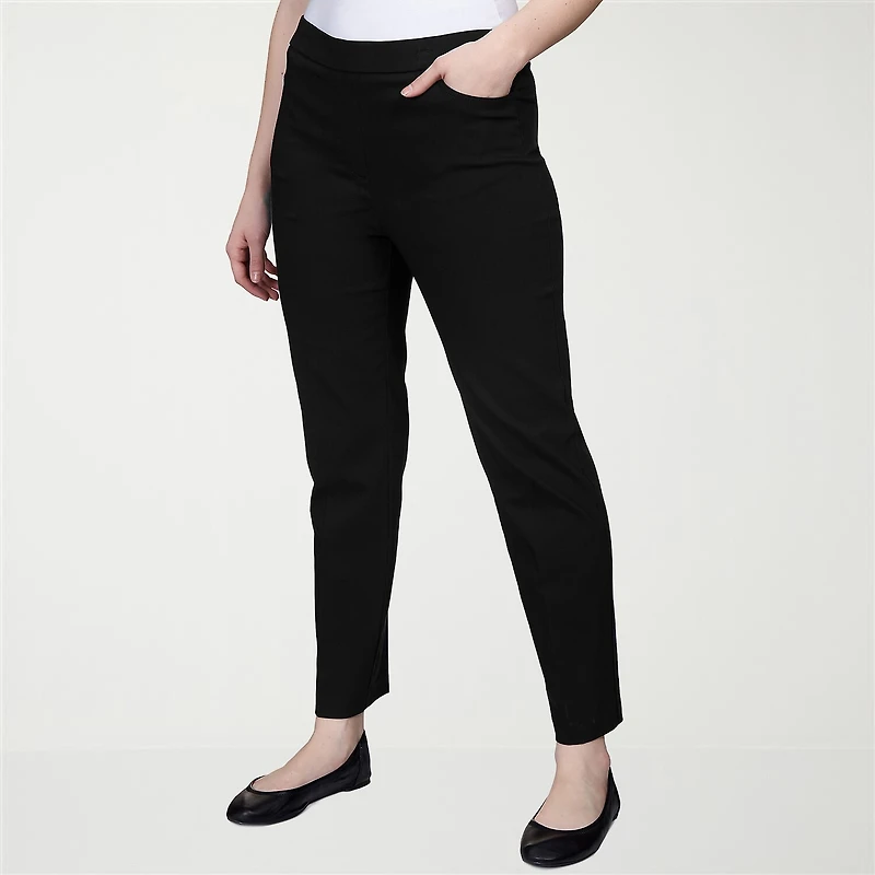 Alfred Dunner Classics Womens Allure Stretch Pant