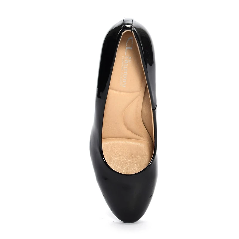 CL by Laundry Lofty Womens Round Closed Toe Block Heel Pumps