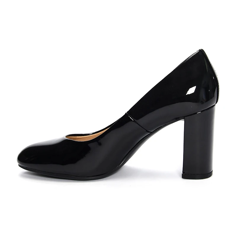 CL by Laundry Lofty Womens Round Closed Toe Block Heel Pumps