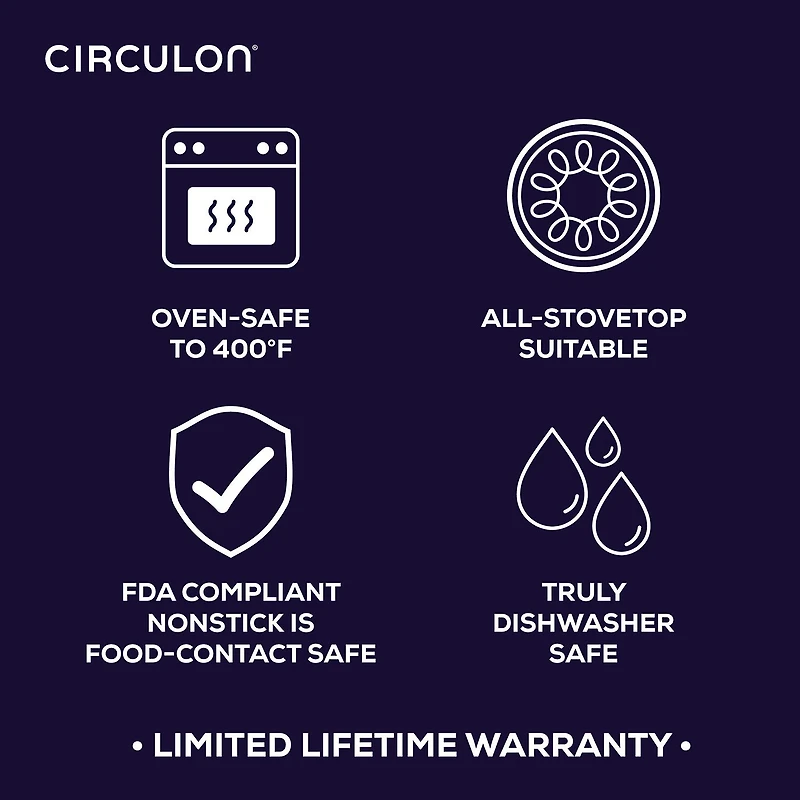 Circulon A1 Series with ScratchDefense 6.25" Non-Stick Frying Pan