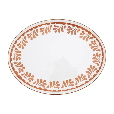 Jenny Martinez 16"X12" Oval Stoneware Serving Platter