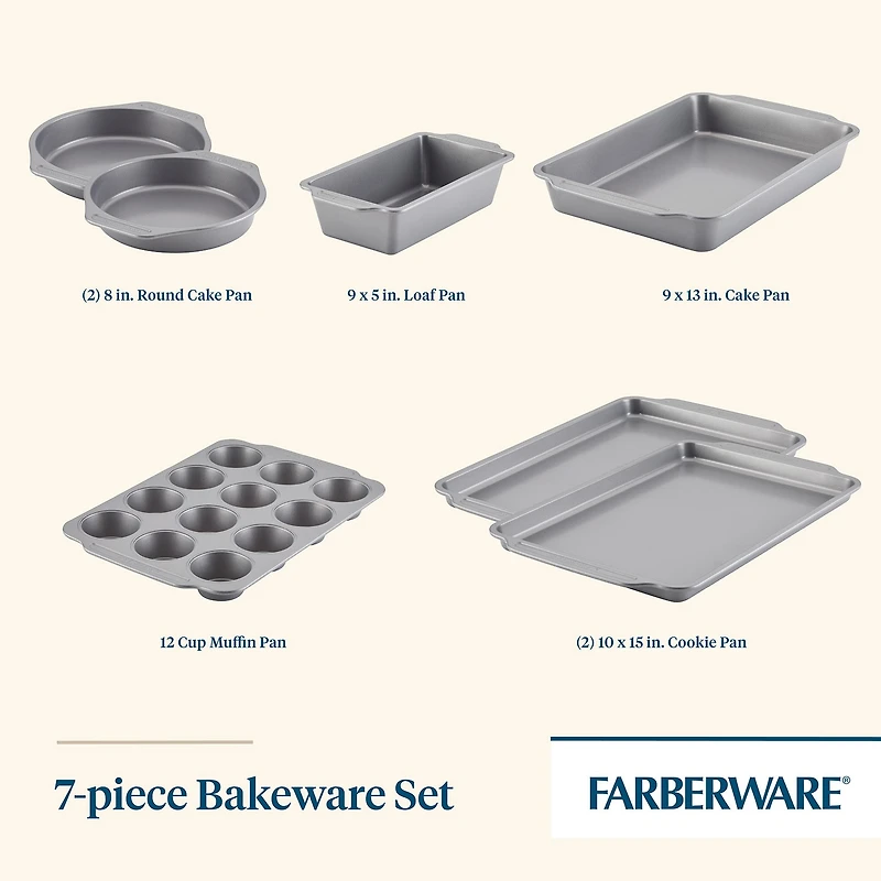 Farberware 7-pc. Non-Stick Bakeware Set