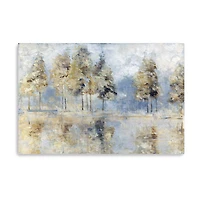 Lumaprints Blue Golden Forest Canvas Art