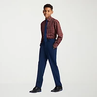 TFW Little & Big Kid Boys Long Sleeve Point Collar Shirt + Tie Set
