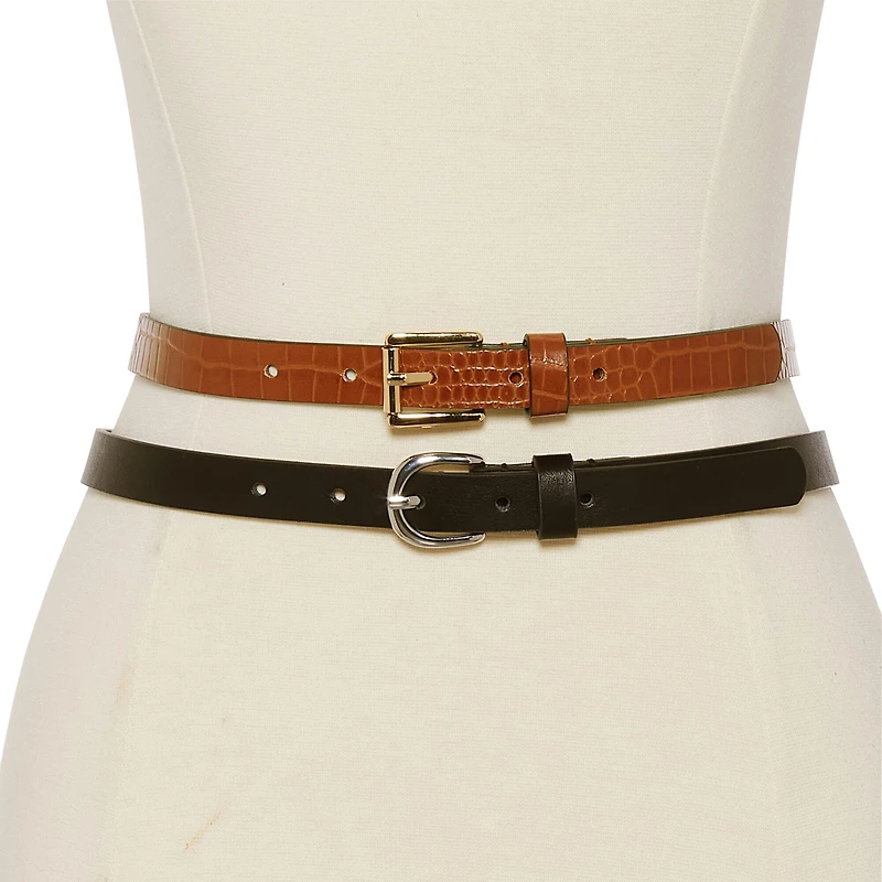 Liz Claiborne 20mm Plus 2-pc. Womens Belt
