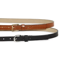 Liz Claiborne 20mm Plus 2-pc. Womens Belt