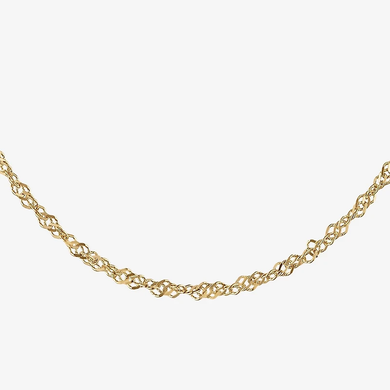 Girls 1/5 CT. Lab Created White Opal 14K Gold Over Silver 16 Inch Pendant Necklace