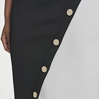 Marc New York Womens Crew Neck Short Sleeve Sheath Dress