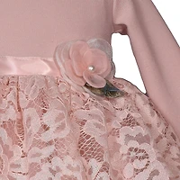 Bonnie Jean Baby Girls Long Sleeve Fit + Flare Dress