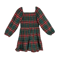 Rare Editions Big Kid Girls Long Sleeve A-Line Dress