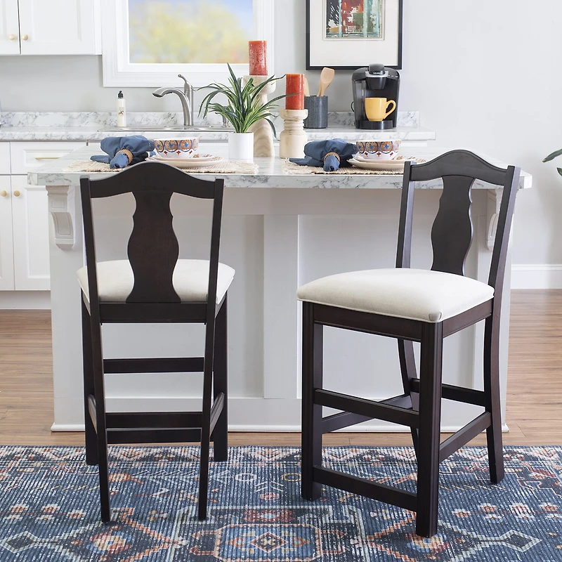 Linon Rixey 2-pc. Counter Height Bar Stool