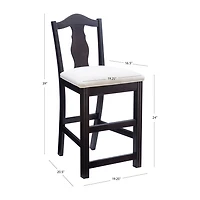 Linon Rixey 2-pc. Counter Height Bar Stool