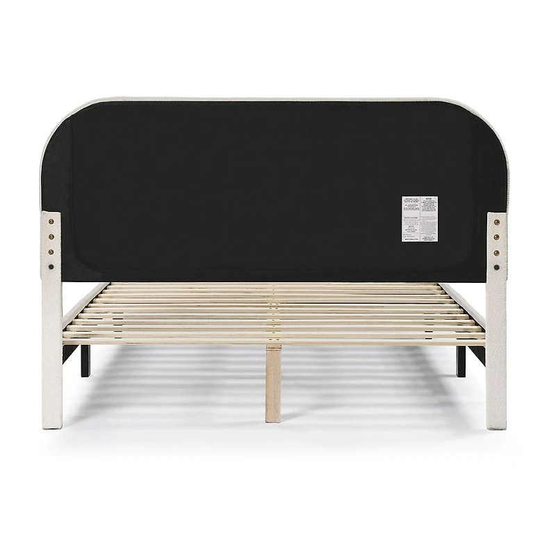 Lumi Upholstered Panel Queen Bed
